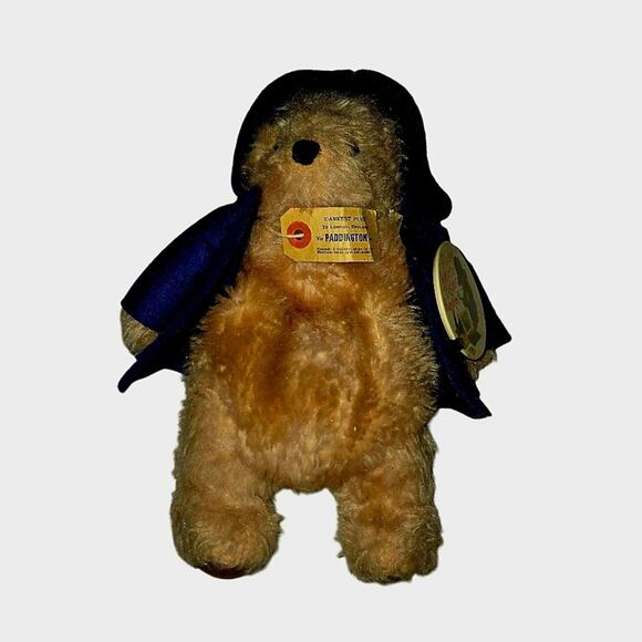 Paddington Bear Beanie Vintage Original Gabrielle Designs 1977 Collectible Rare - Picture 12 of 12